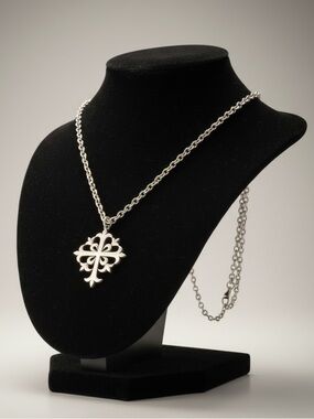 LARGE James Avery Cross & 20” necklace, vintage